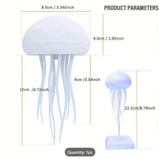 Jelly fish table lamp
