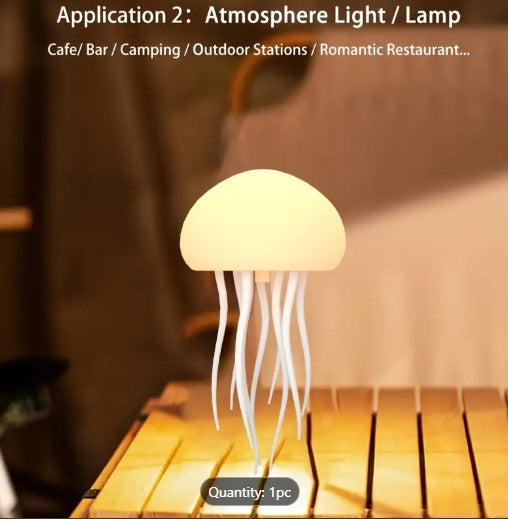Jelly fish table lamp