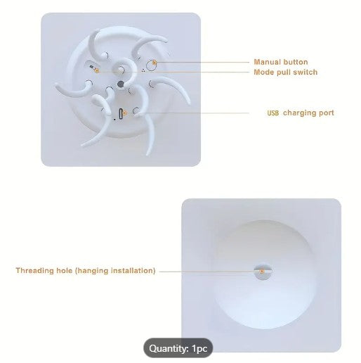 Jelly fish table lamp